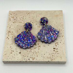Boucles Éclat d'écume - Nuit céleste