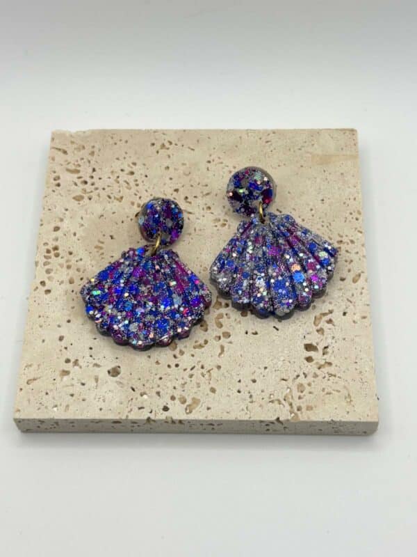 Boucles Éclat d'écume - Nuit céleste