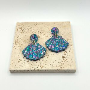 Boucles Éclat d'écume - Ciel sucré