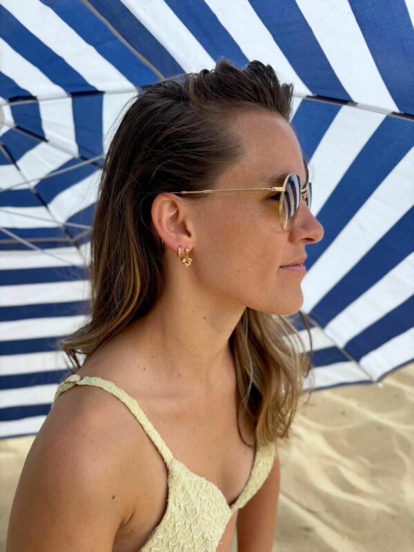 Boucles Coeur de Marie - Blanc nacré – Image 2