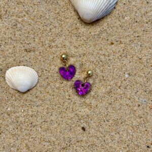 Boucles Coeur de Marie - Nuit pourpre