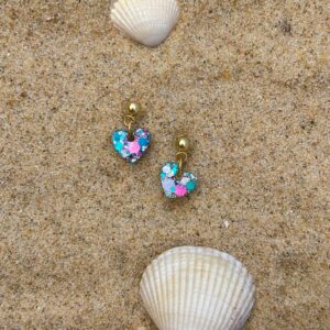 Boucles Coeur de Marie - Ciel sucré