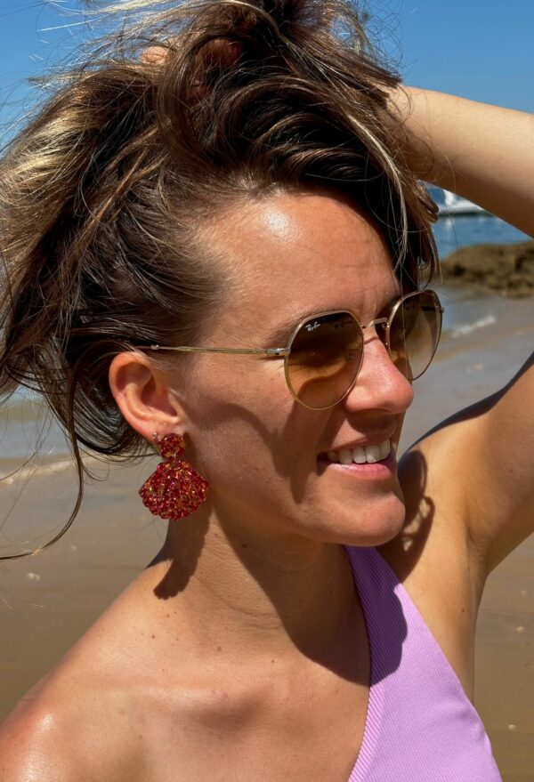 Boucles Éclat d'écume - Blanc nacré – Image 2