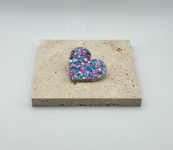 Pin's Éclats nomades - Ciel sucré (coeur)