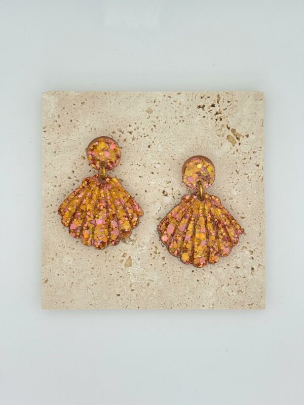Boucles Éclat d'écume - Sable poudré