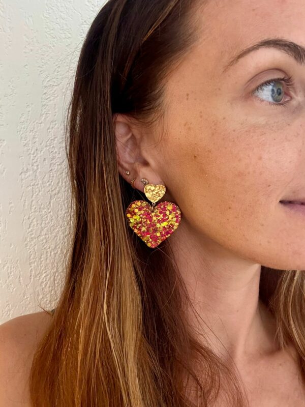 Boucles Coeur à coeur - Ciel sucré – Image 2