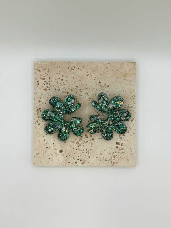 Boucles Passiflore - Émeraude