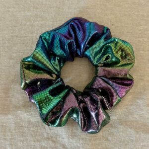 Chouchou noir hologramme